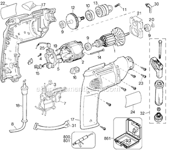 Part Location Diagram of 390755-00 DeWALT Chuck